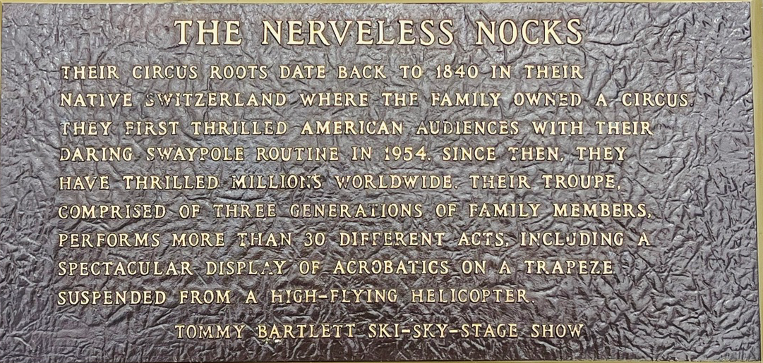 Nerveless Nocks Circus Ring Of Fame Foundation inductee