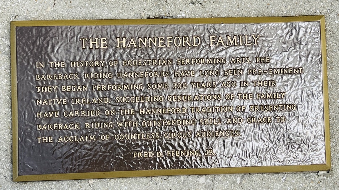hanneford family Circus Ring Of Fame Foundation inductee