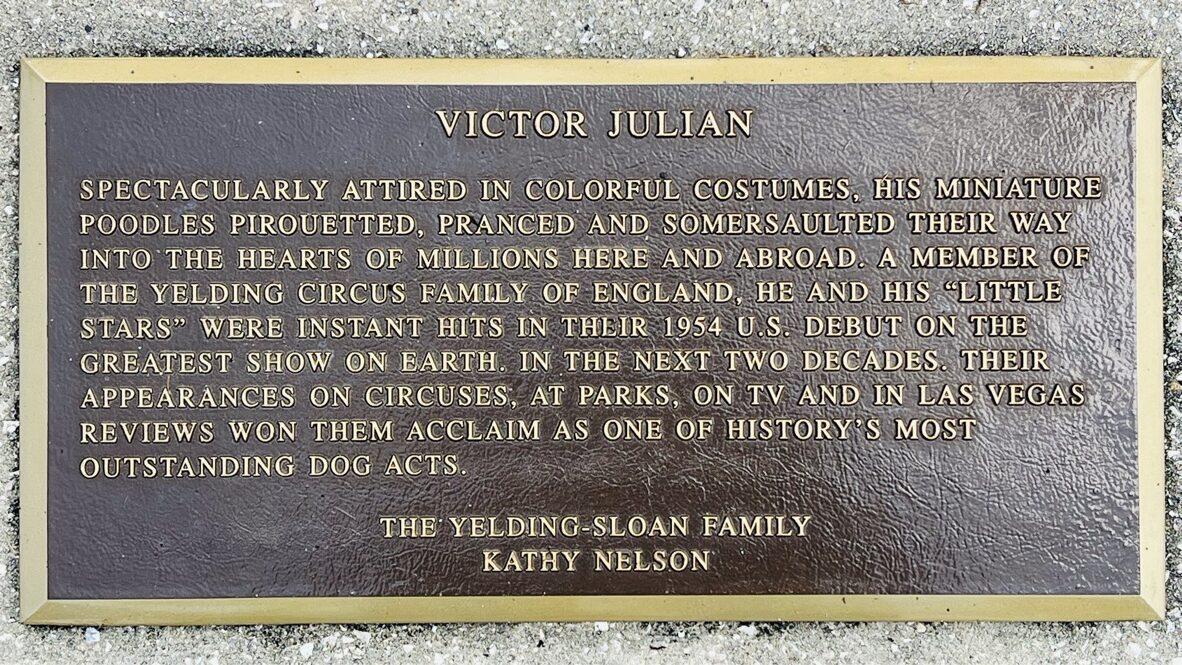 victor julian Circus Ring Of Fame Foundation inductee