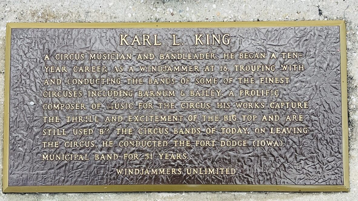 Karl l king Circus Ring Of Fame Foundation inductee
