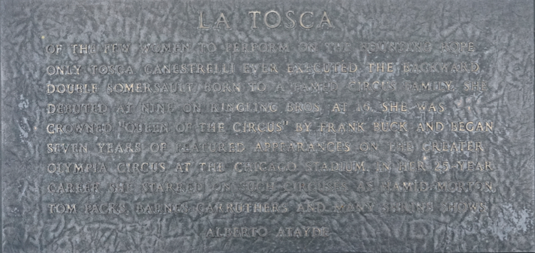 LaTosca (Canestrelli)Circus Ring Of Fame Foundation inductee