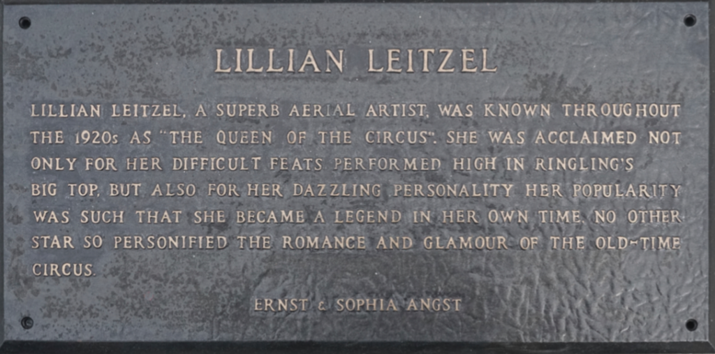 Lillian Leitzel The Circus Ring of Fame