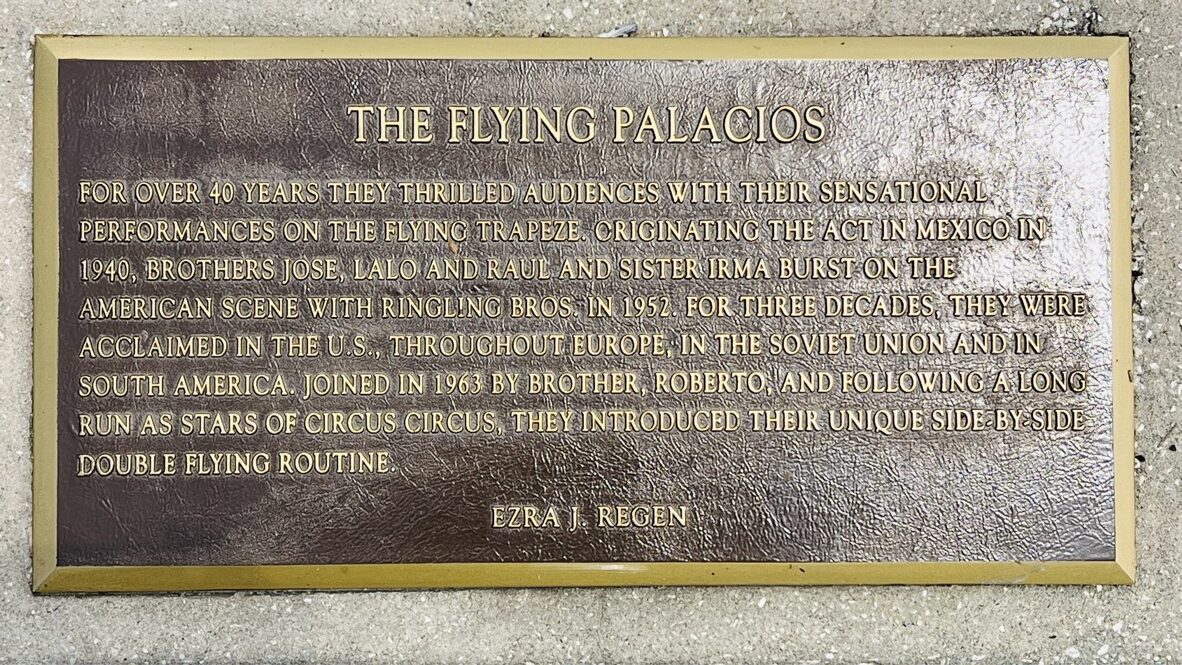 Flying Palacios Circus Ring Of Fame Foundation inductee