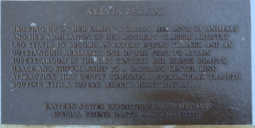 sylvia zerbini Circus Ring Of Fame Foundation inductee