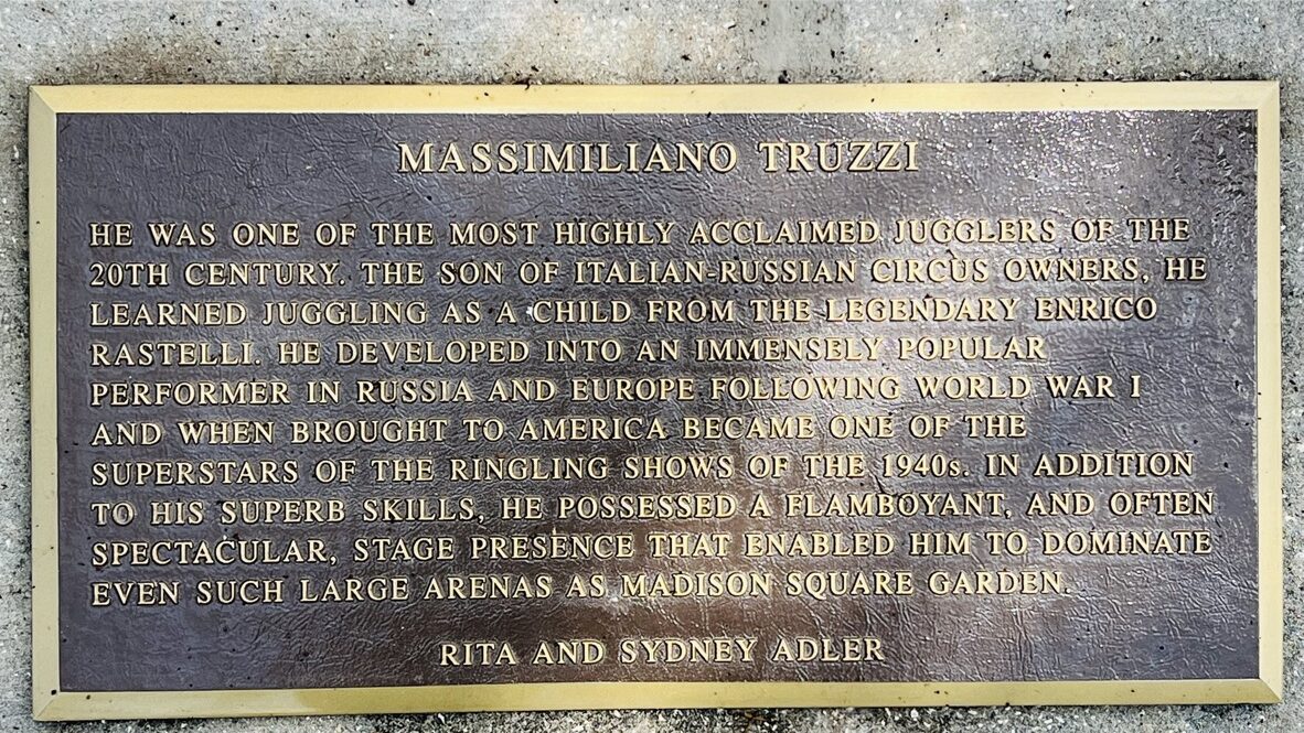 Massimilliano Truzzi Circus Ring Of Fame Foundation inductee